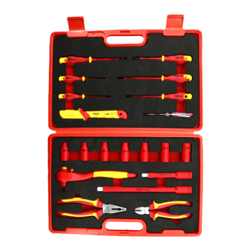 Bộ Dụng Cụ Cách Điện YATO YT-21297 (VDE 1000V) Bộ Dụng Cụ Cách Điện YATO YT-21297 (1000V): An Toàn Tối Đa Cho Công Việc Điện Nặng