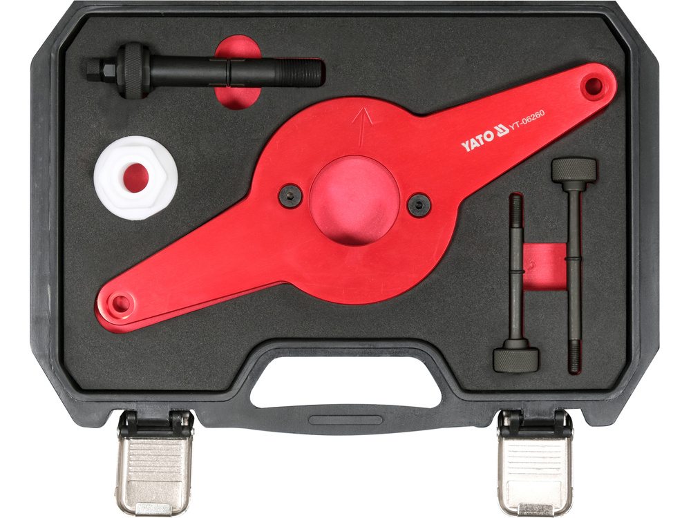 Bộ Dụng Cụ Lắp Ráp Giảm Chấn Rung Động YATO YT-06260-Cho Động Cơ VAG Bộ Dụng Cụ Lắp Ráp Giảm Chấn Rung Động YATO YT-06260: Chuyên Gia Cho Động Cơ VAG