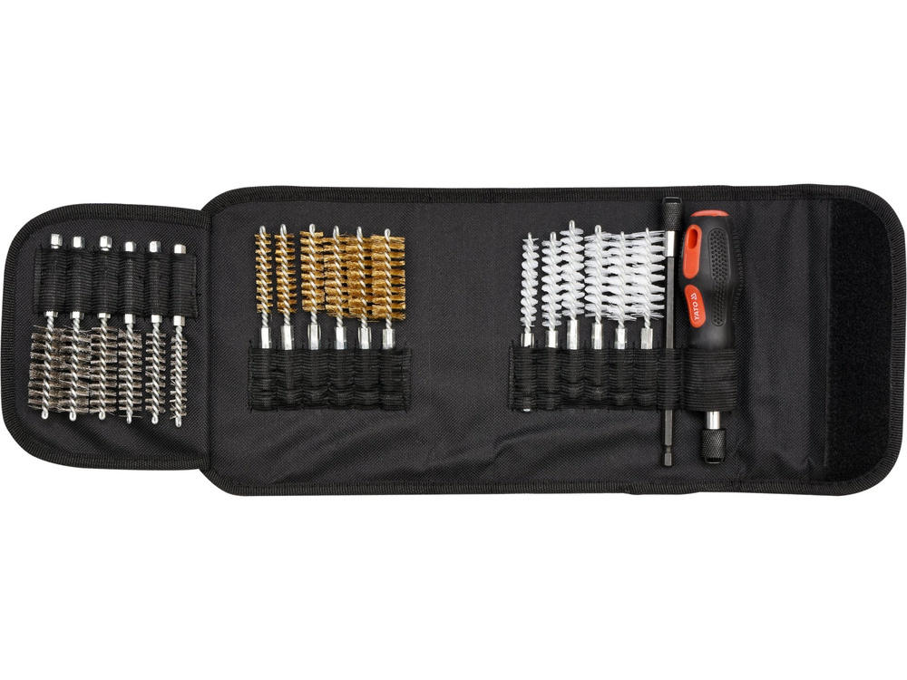 Bộ Cọ Vệ Sinh Bề Mặt Lắp Kim Phun YATO YT-08195 (20 Chi Tiết) LàmKín Khít Hệ Thống Phun Nhiên Liệu Bộ Cọ Vệ Sinh Bề Mặt Lắp Kim Phun YATO YT-08195 (20 Chi Tiết): Đảm Bảo Độ Kín Khít Cho Hệ Thống Phun Nhiên Liệu