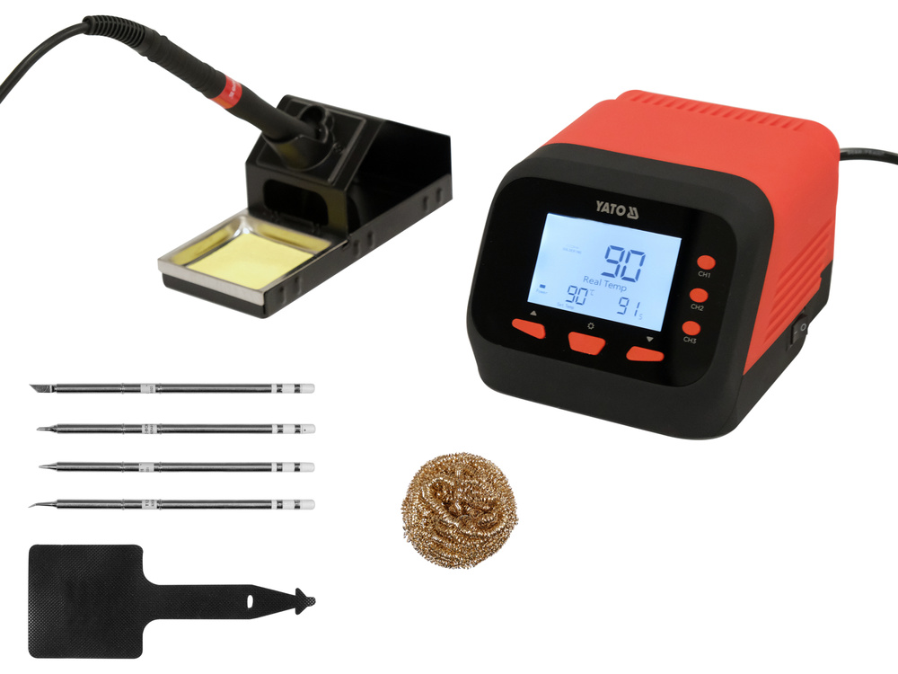 Máy Hàn Chì YATO YT-82462-Trạm Hàn cho Sửa Chữa Điện Tử Máy Hàn Chì YATO YT-82462: Trạm Hàn Chuyên Nghiệp cho Sửa Chữa Điện Tử