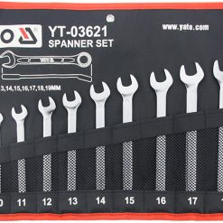 12 cái Bộ cờ lê vòng miệng hệ mét 8-19mm YATO YT-03621