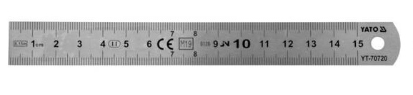 707201 Thước Lá Inox Dẻo (Stainless steel flexible ruler) YATO