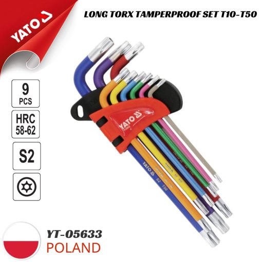bo 9 luc giac mau sao co lo t10 t50mm yato yt 05633 1722504170