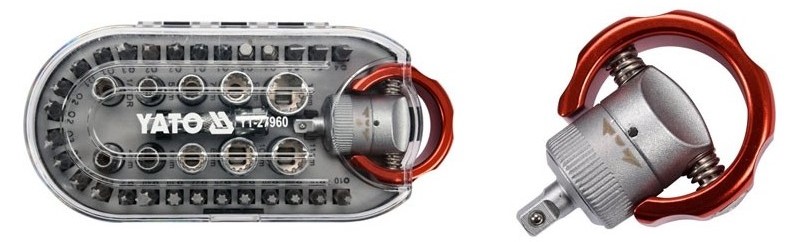 bo-dau-khau-40-mon20yato20yt-27960 Bộ Mũi Vít & Đầu Khẩu Tay Vặn 40 Chi Tiết Yato YT-27960