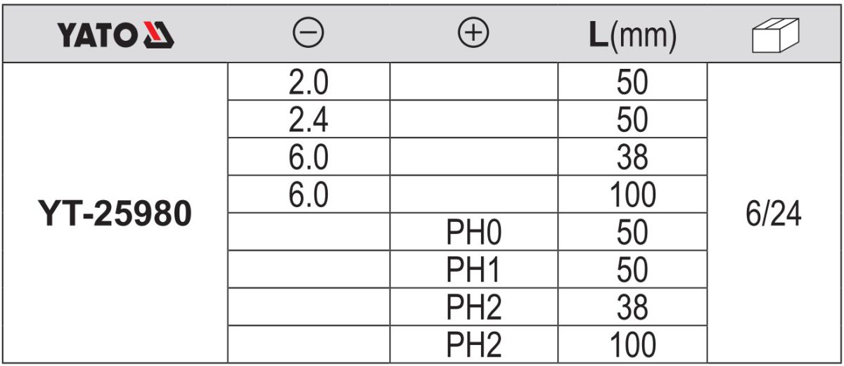 bo-tua-vit-8-chi-tiet-2-va-4-canh-co-nam-cham-yato-yt-25980_3 Bộ Tô vít Tổng hợp 8 Chi Tiết Yato YT-25980