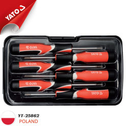 Bộ tua vít chính xác đầu sao T5-T10 6 chi tiết Yato YT-25862 - Ba Lan