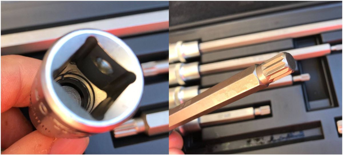 Bộ tuýp 1/2" mũi vít hoa thị M6-M12 12 chi tiết Yato YT-7753 - Ba Lan