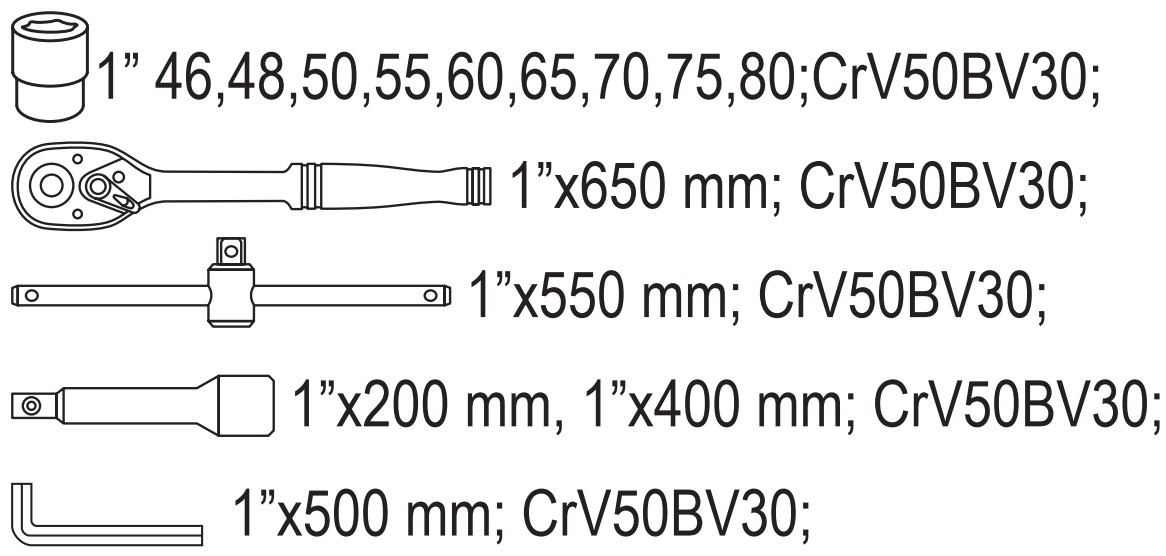 bo-tuyp-tay-van-1-46-80mm-14-chi-tiet-yato-yt-13630_4 Bộ tuýp tay vặn 1" 46-80mm 14 chi tiết Yato YT-13630 - Ba Lan