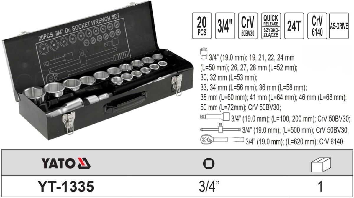 bo-tuyp-tay-van-3-4-19-50mm-20-chi-tiet-yato-yt-1335_7 Bộ tuýp tay vặn 3/4" 19-50mm 20 chi tiết Yato YT-1335