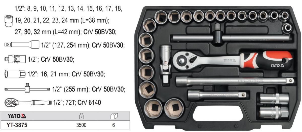 bo-tuyp-tay-van-tong-hop-1-2-27-chi-tiet-yato-yt-3875_4 Bộ tuýp tay vặn tổng hợp 1/2" 27 chi tiết Yato YT-3875