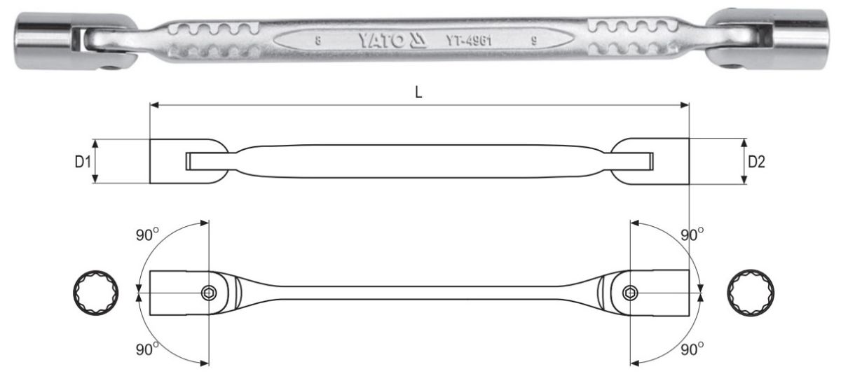 co-le-2-dau-lac-leo-8x19mm-yato-yt-4961_4 Cờ lê 2 đầu lắc léo 8x19mm Yato YT-4961 - Ba Lan
