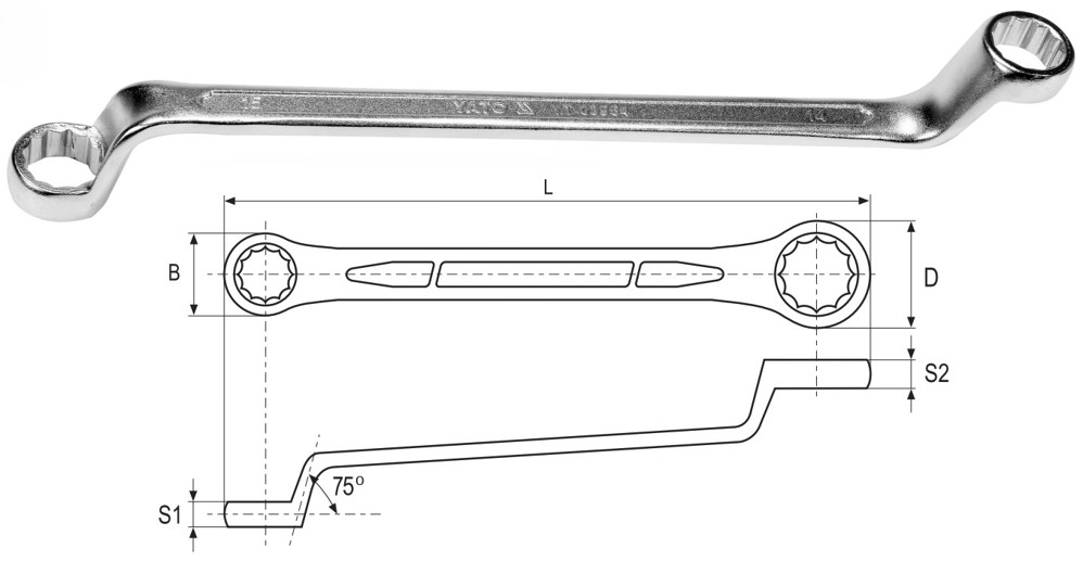 co-le-2-dau-vong-bong-mo-6x7mm-yato-yt-03950_4 Cờ lê 2 đầu vòng bóng mờ 6x7mm Yato YT-03950 - Ba Lan