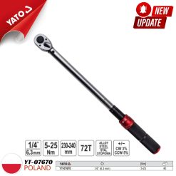 Cờ Lê Lực 1/4" 5-25Nm Yato YT-07670 - Ba Lan