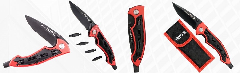 dao-xep-da-nang-yato-yato-yt-76031_1 Dao Gấp Kèm Đầu Vít YATO YT-76031 – Lưỡi Thép Không Gỉ, Vỏ Nhôm, Tích Hợp Đa Năng