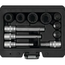 Bộ đầu tuýp 3/8" 1/2" tháo lắp phanh 11 chi tiết Yato YT-06808 - Ba Lan