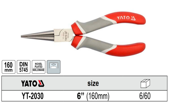 kim-mui-nhon-dau-tron-160mm-yato-yt-2030_1 Kìm Mỏ Tròn (Round nose pliers) YATO YT-2030