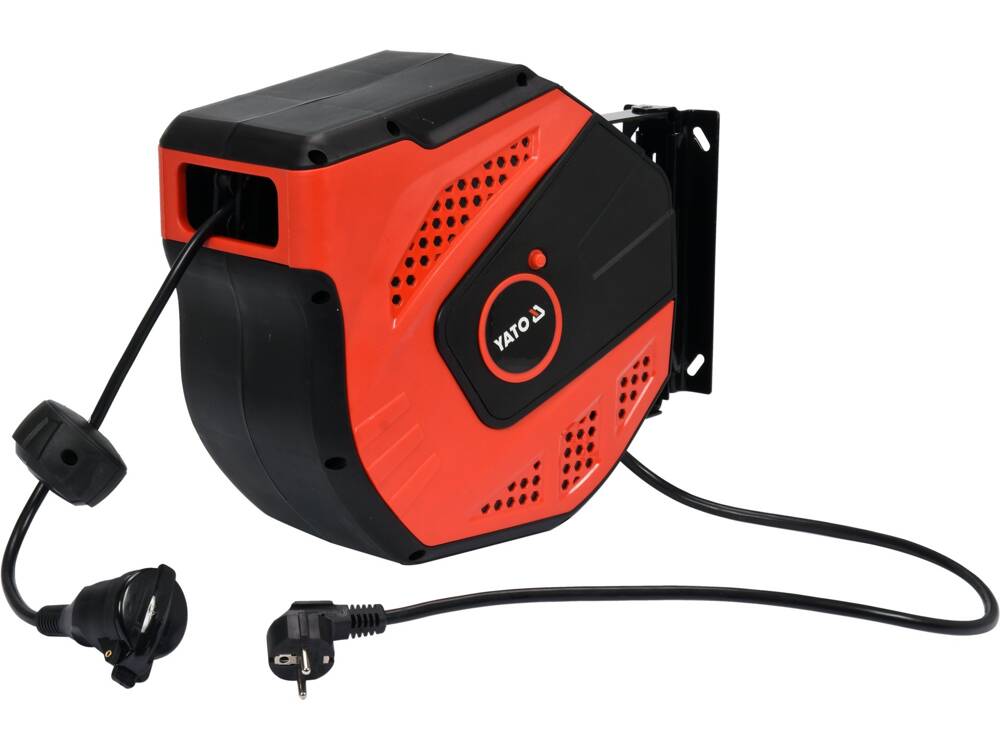 o-cam-dien-tu-rut-yato-yt-81221-1 Cuộn Dây Điện Tự Rút Treo Tường 10M Yato YT-81220