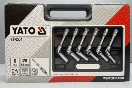 thie1babft_ke1babf_chua_co_ten1 Bộ 6 tuýp mở bugi xông 3/8" lắc léo 8-16x158mm Yato YT-0534 - Ba Lan