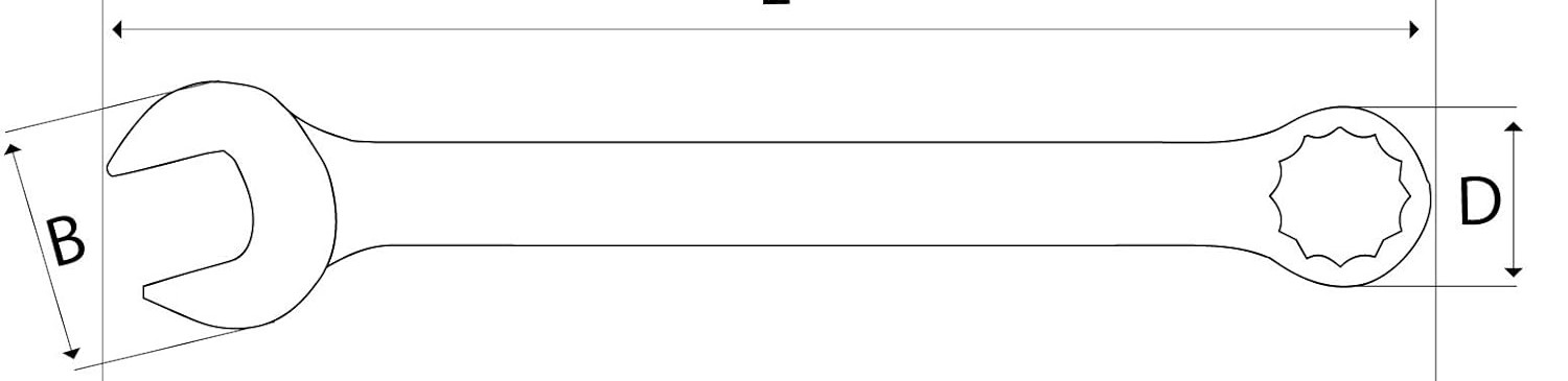 yt-00760_1 Cờ lê vòng miệng hệ Mét từ 34mm- 65mm Yato YT-00760