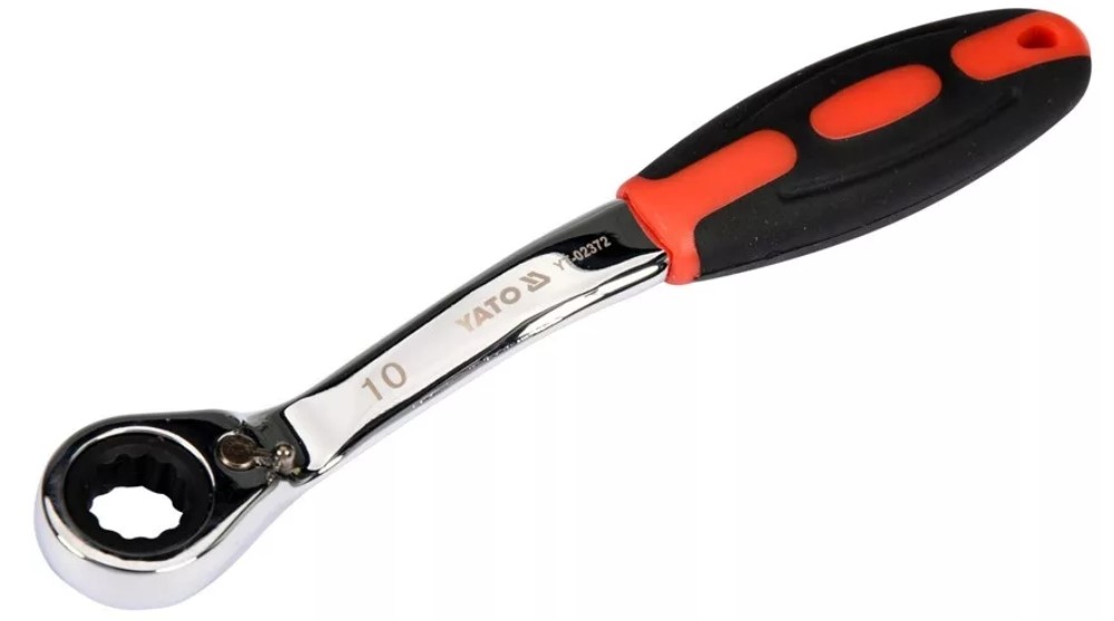yt-02370-1-1 Cờ lê đầu vòng tự động,đảo chiều có chốt khóa hệ mét 8mm - 32mm Yato YT-02370