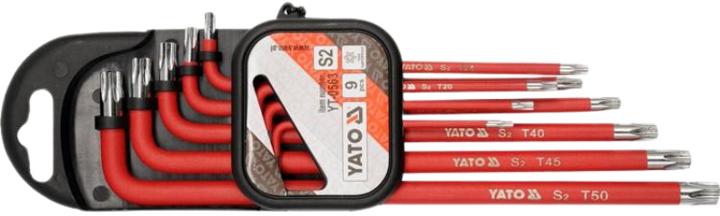 yt-0563_3 Bộ Lục Giác Torx 9 Chi Tiết YATO YT-0563