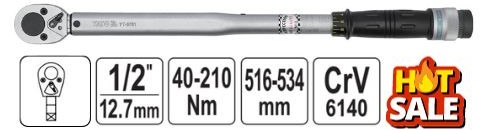 yt-0761_5 Cờ lê cân lực 1/2" 40-210mm Yato YT-0761 Ba Lan