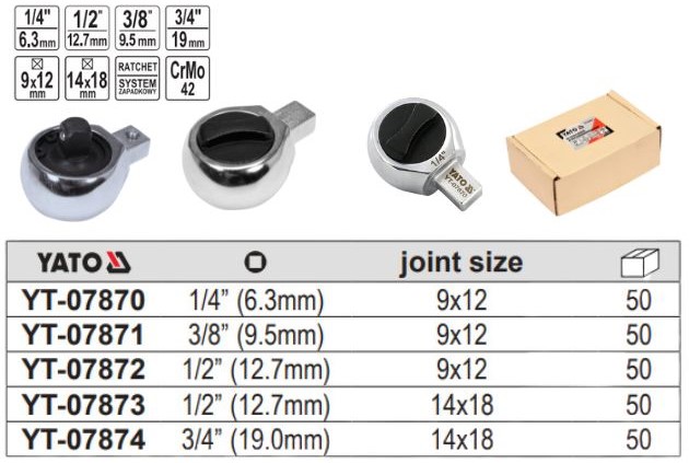 yt-07870_4 Đầu Vặn Nhanh Cờ lê Cân Lực YATO