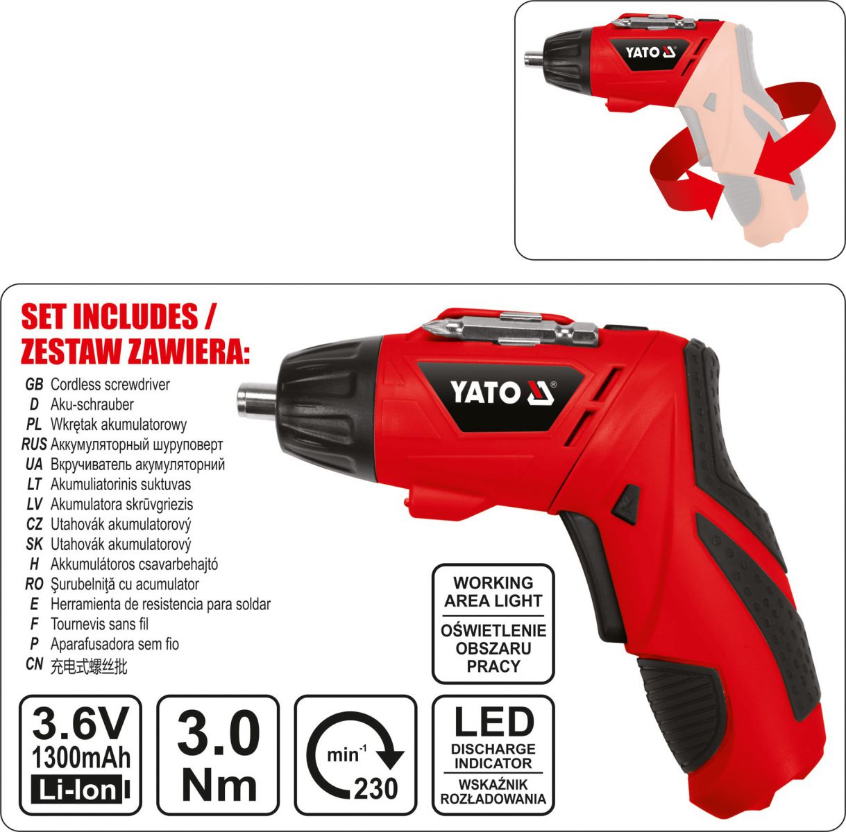 yt-12685_1 Bộ dụng cụ sửa chữa 100 chi tiết Yato YT-12685