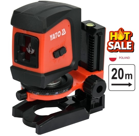 Thước laser chữ thập Yato YT-30425 - Ba Lan
