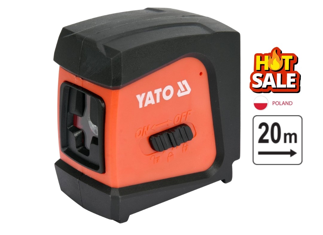 Thước laser chữ thập Yato YT-30425 - Ba Lan