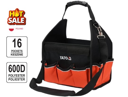 yt-74370201 Túi đựng dụng cụ 15 ngăn 12" đáy chống nước Yato YT-74370