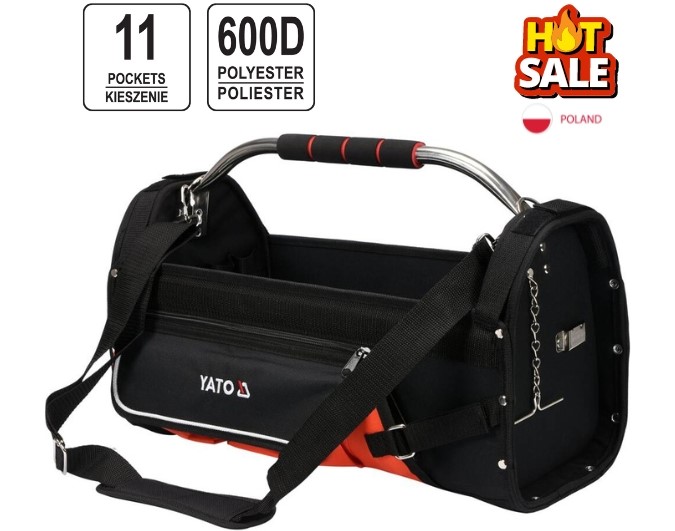 yt-74373201 Túi đựng dụng cụ hở miệng 11 túi 22" Yato YT-74373