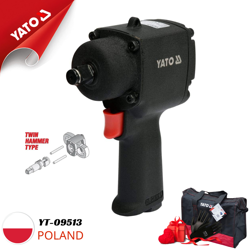 Súng siết bu lông 1/2 inch 680Nm Yato YT-09513 2 Súng siết bu lông 1/2 inch 680Nm Yato YT-09513