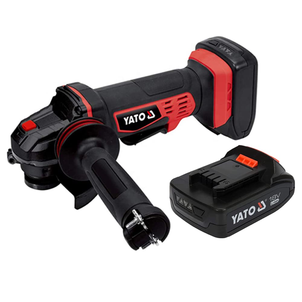 Máy Mài Cắt Góc Pin 100mm Yato YT-82825 (2Ah+Sạc) 2 Máy Mài Cắt Góc Pin 100mm Yato YT-82825 (2Ah+Sạc)