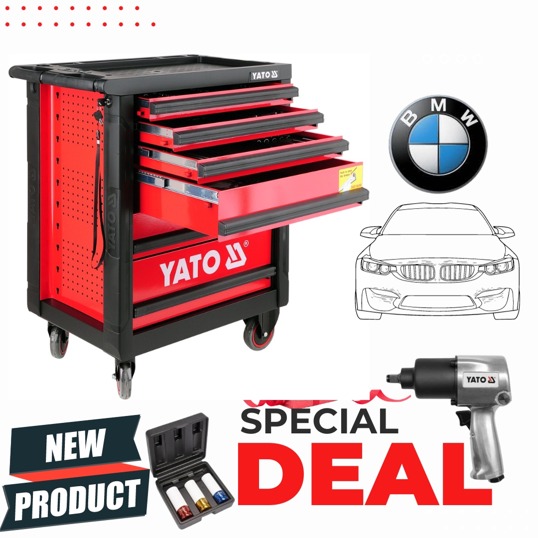 Tủ đồ nghề sửa xe BMW 261 chi tiết Yato YT-55295 Tủ đồ nghề sửa xe BMW 261 chi tiết Yato YT-55295