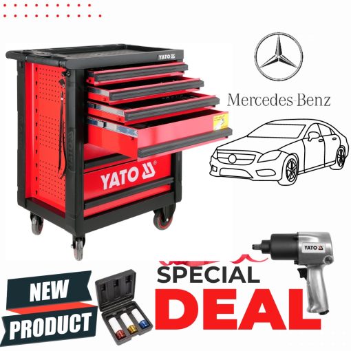 Tủ đồ nghề sửa xe Mercedes Benz 264 chi tiết Yato YT-55296