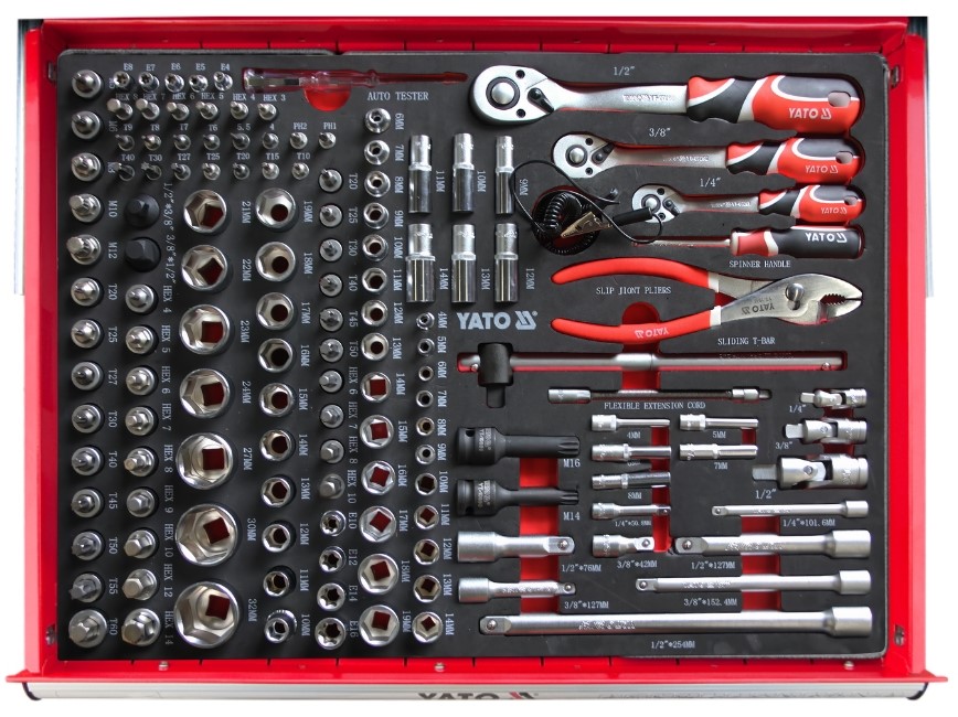Tủ đồ nghề sửa xe Mercedes Benz 264 chi tiết Yato YT-55296 14 Tủ đồ nghề sửa xe Mercedes Benz 264 chi tiết Yato YT-55296